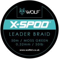 WOLF X-Spod Braided Shock Leader Pīts šoklīderis 50m