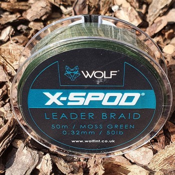 WOLF X-Spod Braided Shock Leader Pīts šoklīderis 50m