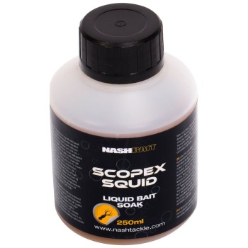 NASH Scopex Squid Liquid Bait Soak Dips kalmārs 250ml