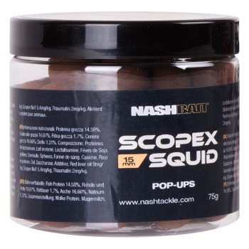 NASH Scopex Squid Pop Ups Boilas peldošās (Kalmārs)