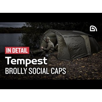 TRAKKER Tempest Brolly 100 Social Cap Pagarinājums lietussarga nojumei