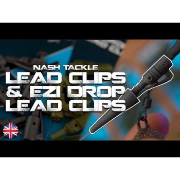 NASH Ezi Drop Lead Clip Drošības klipsis ar gludu aizmugures kātu