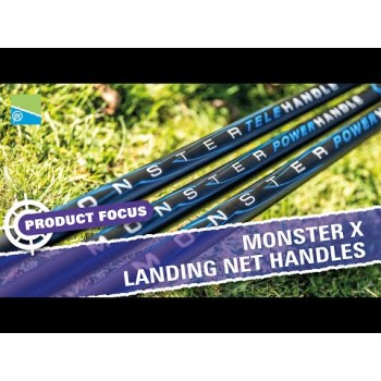 Preston Innovations Monster X Landing Net Handles Uztveramajā tīkla rokturis